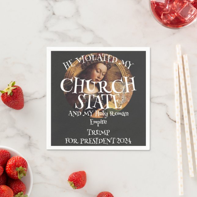 Church State and Holy Roman Empire Napkins (Insitu)