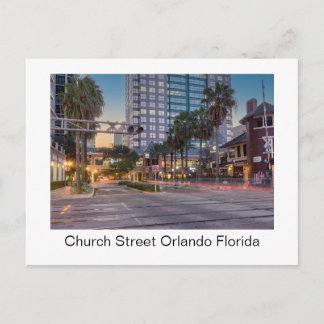 Church Street Orlando Florida – Historic Downtown Postcard