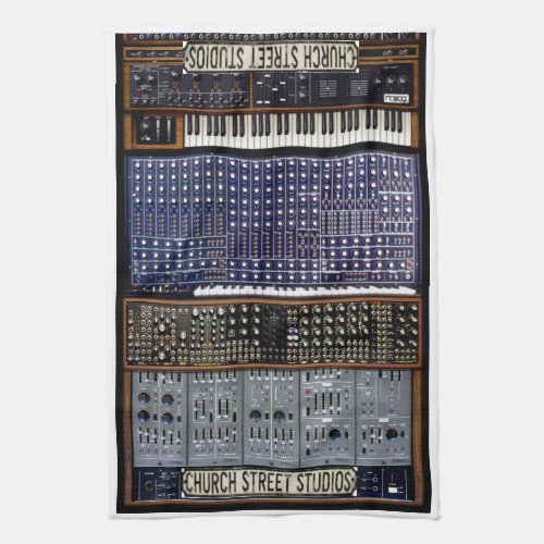 Church Street Synth Teatowels Kitchen Towel