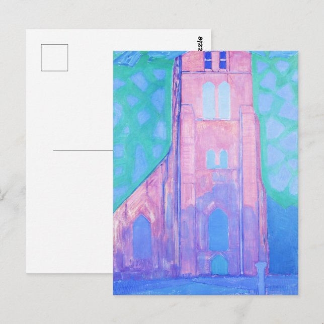 Church Tower at Domburg by Piet Mondrian Postcard (Front/Back)