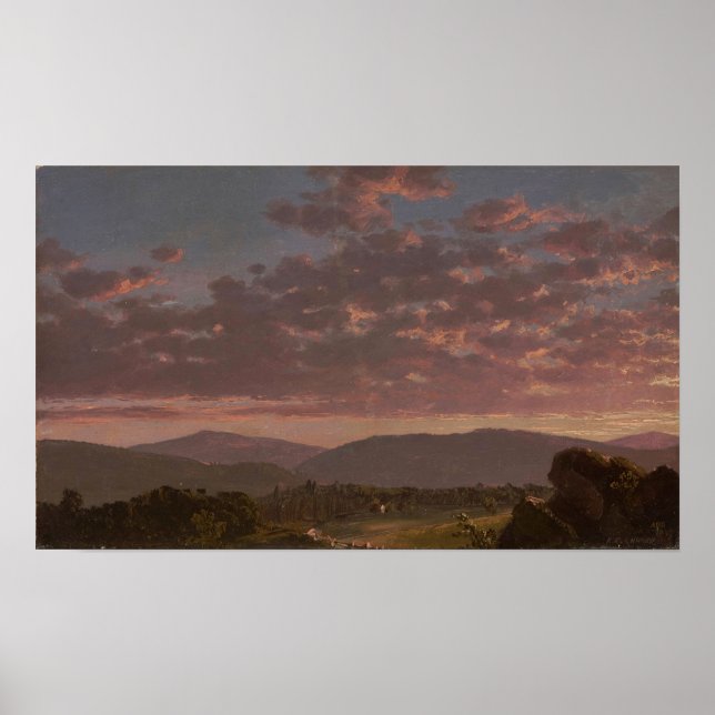 Church - Twilight In The Catskills 1849 Poster (Front)