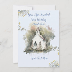 Church Wedding Invitation