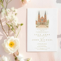 Church Wedding Invite | Custom Venue Available