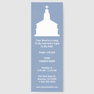 Church Welcome Personalized Bible Verse Bookmarks