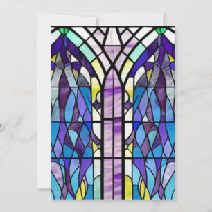 Church Window Holiday Card