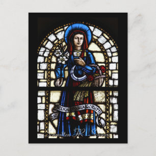 church window postcard