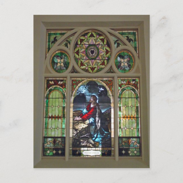 Church Window Postcard (Front)