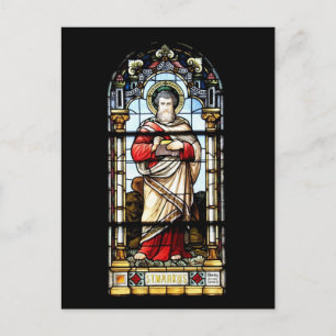 church window postcard