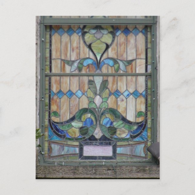 Church Window Postcard (Front)