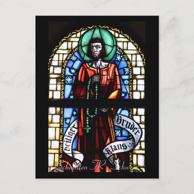 Church window postcard (Front)
