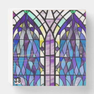 Church Window Wooden Box Sign