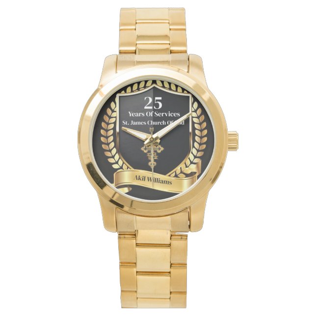Church Years of Services  Watch (Front)
