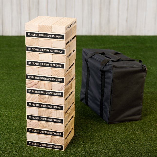 Church Youth Bible Camp Lawn Topple Tower Game (Lawn)