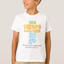 Church Youth Group Tee Shirt Christian Cross