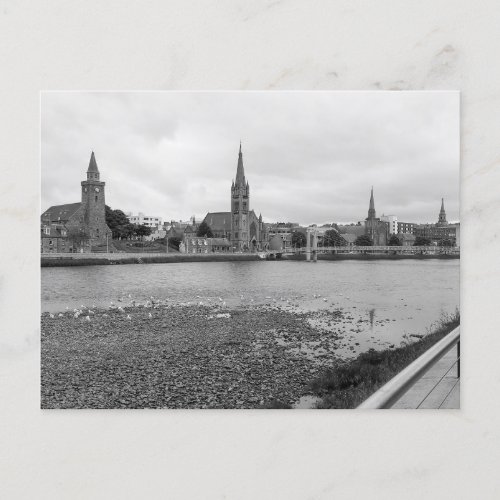 Churches Along the Ness _ Inverness Scotland  Postcard