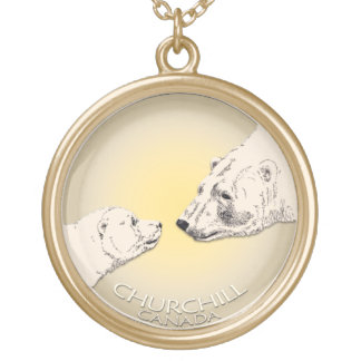 Churchill Canada Necklace Polar Bear Souvenir Gift