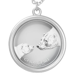 Churchill Canada Necklace Polar Bear Souvenir Gift
