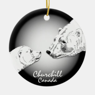 Churchill Canada Ornament Polar Bear Art Keepsake