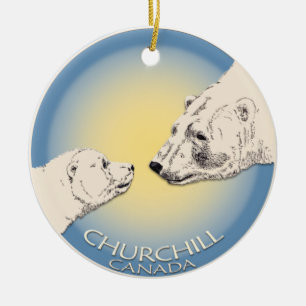 Churchill Canada Ornament Polar Bear Art Keepsake