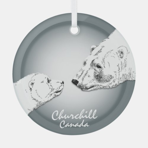 Churchill Canada Ornament Polar Bear Keepsake