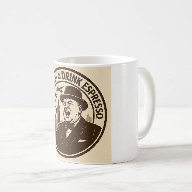 Churchill Espresso Coffee Mug (Front Right)