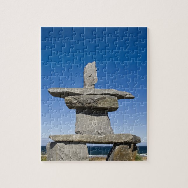 Churchill, Manitoba. Inukshuk Jigsaw Puzzle (Vertical)