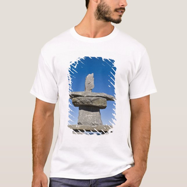Churchill, Manitoba. Inukshuk T-Shirt (Front)