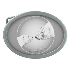Churchill Polar Bear Belt Buckle Bear Art Buckles