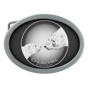 Churchill Polar Bear Belt Buckle Bear Art Buckles