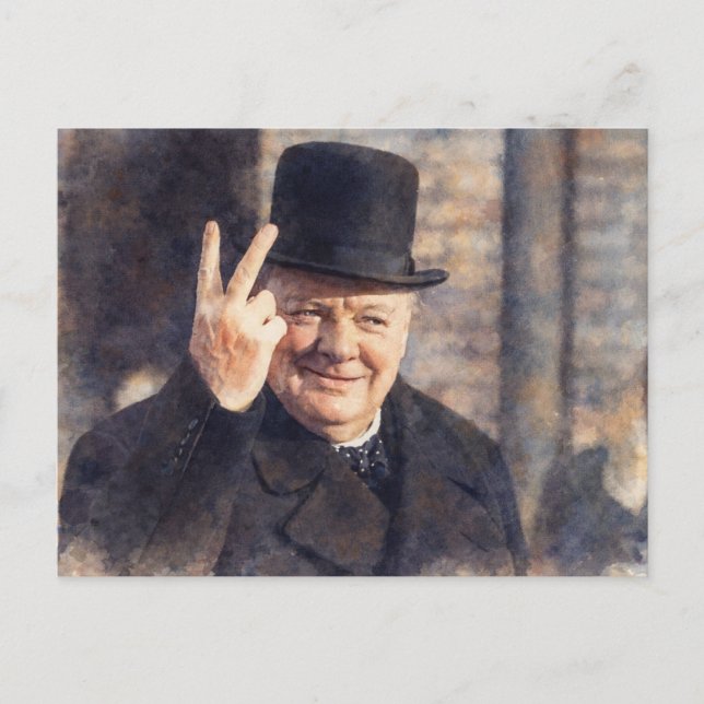 Churchill Postcard (Front)