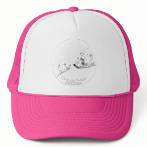 Churchill Souvenir Polar Bear Art T-Shirts & Gifts Trucker Hat
