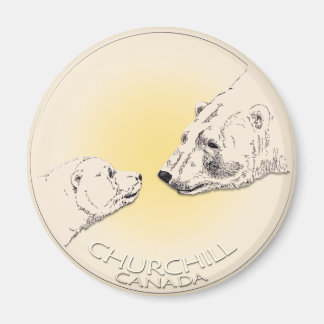 Churchill Souvenirs Polar Bear Art Magnets & Gifts