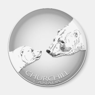 Churchill Souvenirs Polar Bear Art Magnets & Gifts