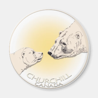 Churchill Souvenirs Polar Bear Art Magnets & Gifts