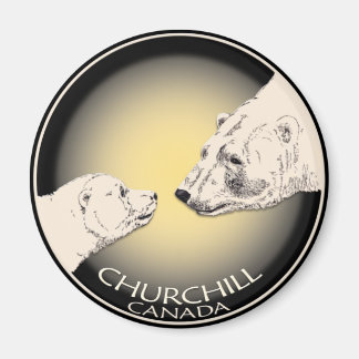 Churchill Souvenirs Polar Bear Art Magnets & Gifts