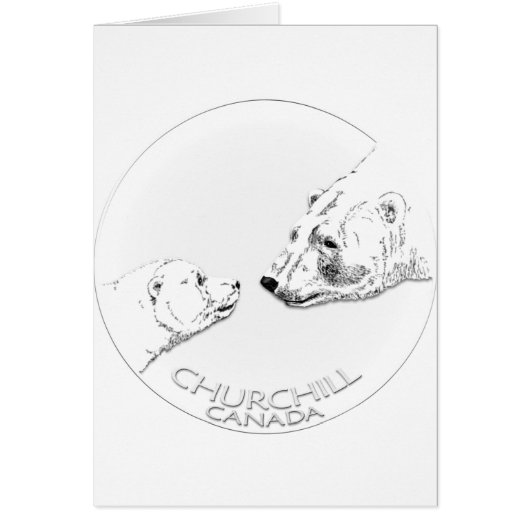 Churchill Souvenirs Polar Bear Art Shirts & Gifts (Front)