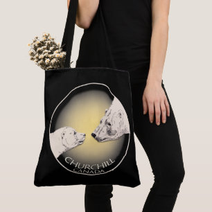 Churchill Souvenirs Polar Bear Art Shirts & Gifts Tote Bag