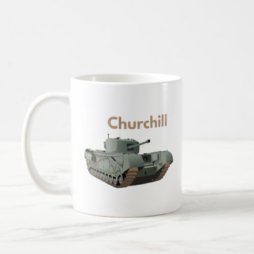 Churchill WW2 British Tank Coffee Mug