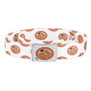 Churro cartoon illustration belt