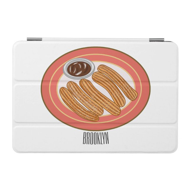 Churro cartoon illustration  iPad mini cover (Horizontal)