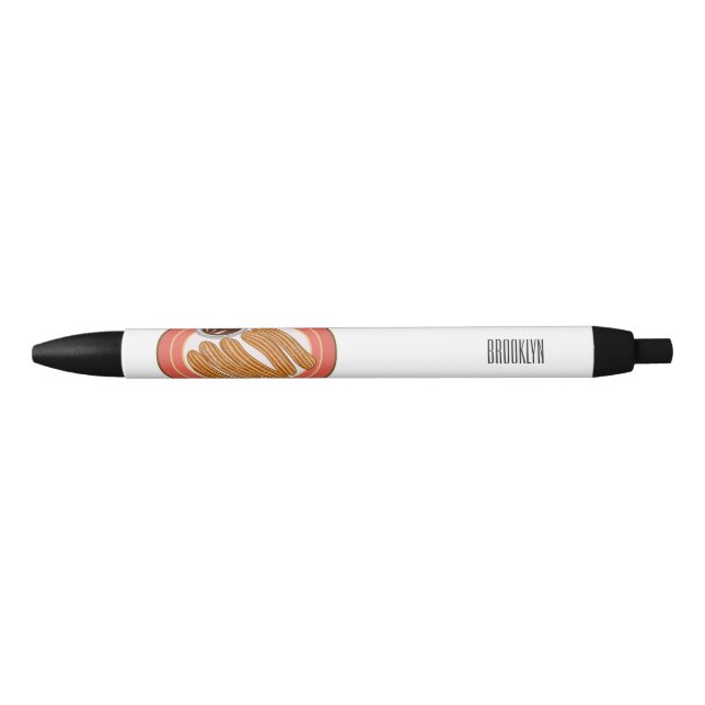 Churro cartoon illustration  pen (Front)