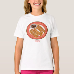 Churro cartoon illustration T-Shirt