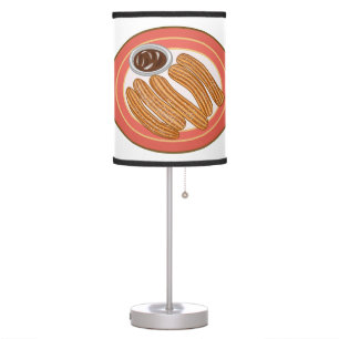 Churro cartoon illustration table lamp