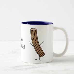 Churro Loves You! Two-Tone Coffee Mug