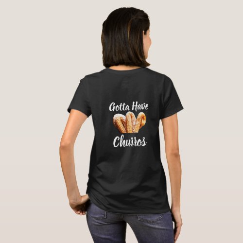 Churros Lover Typography T_shirt