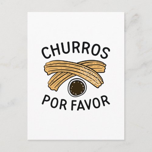 Churros Por Favor Postcard