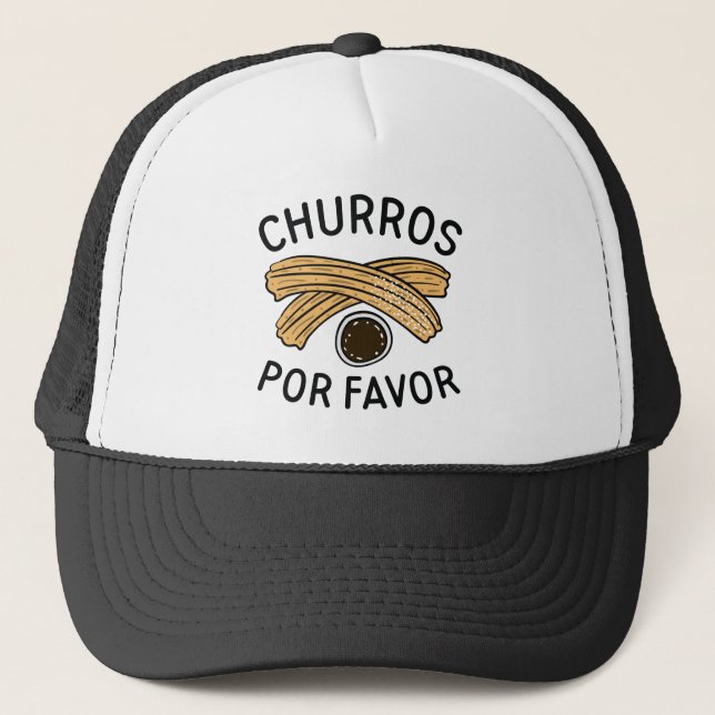 Churros Por Favor Trucker Hat (Front)