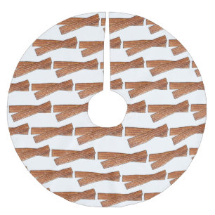 CHURROS Spanish Portuguese Fried Churro Pastry Brushed Polyester Tree Skirt
