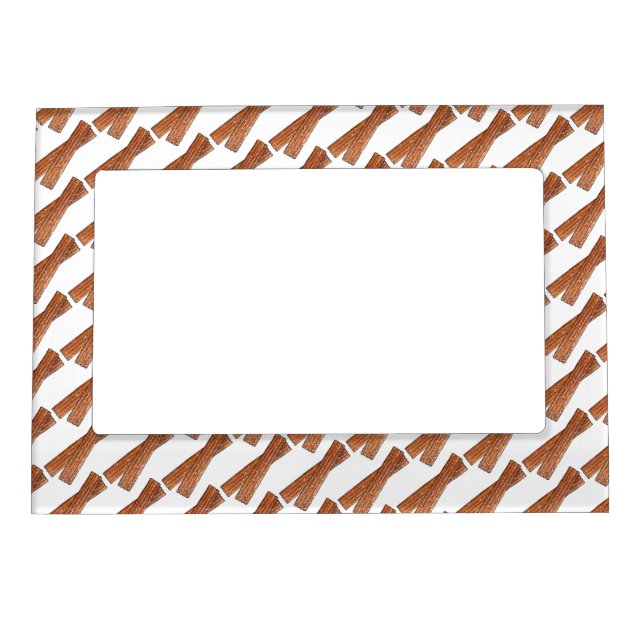 CHURROS Spanish Portuguese Fried Churro Pastry Magnetic Frame (Front)