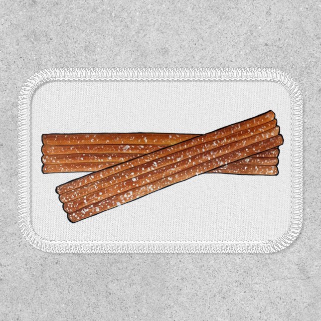 CHURROS Spanish Portuguese Fried Churro Pastry Patch (Front)
